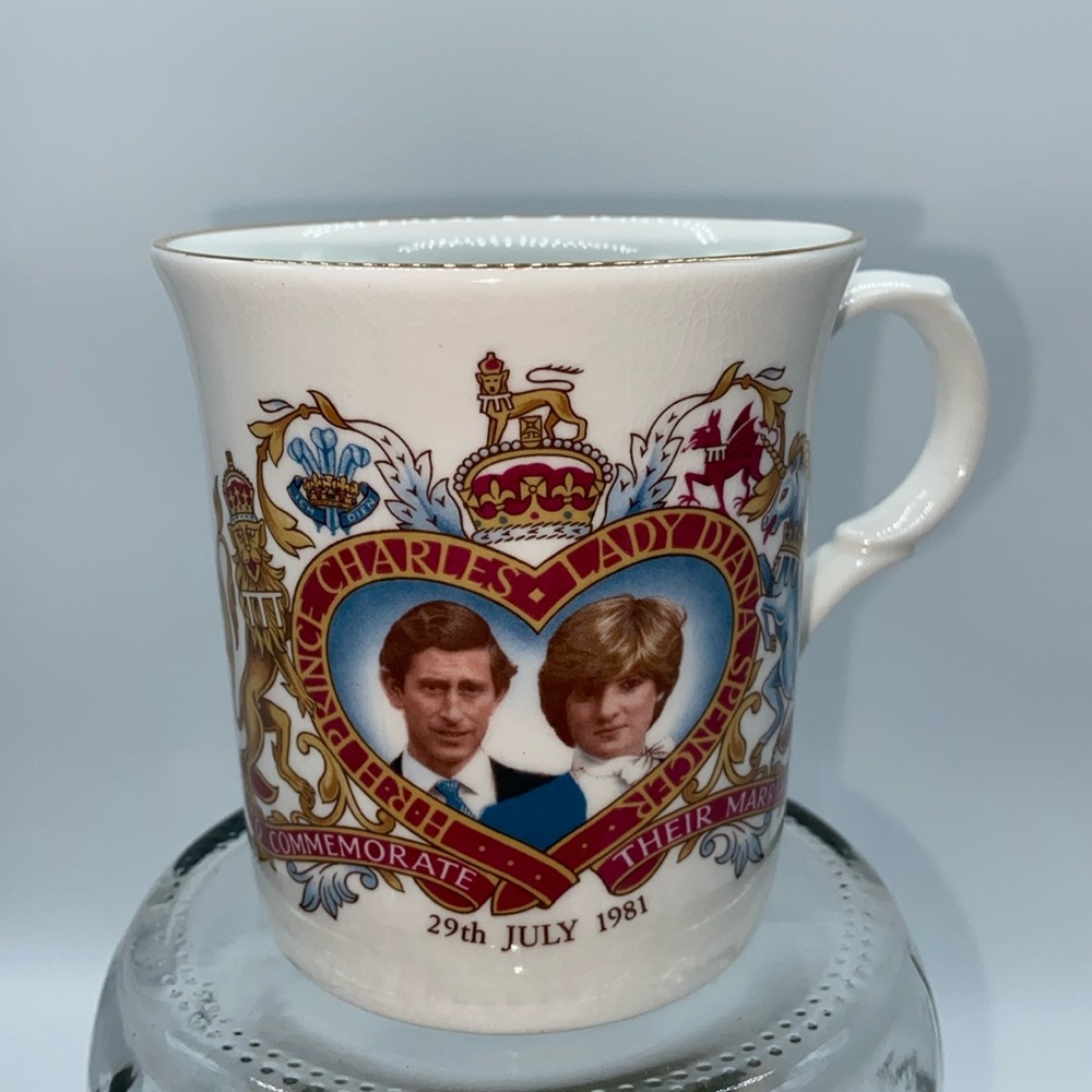 Prince Charles Lady Diana Bone China Mug To Commemorate Their Marriage